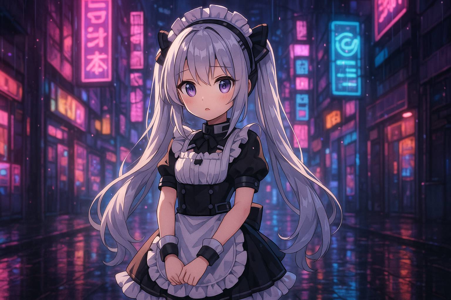 男同网教程动漫 - 赛博朋克少女